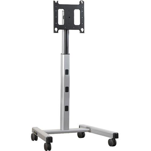 Chief Large Mobile A/V Cart (Black/Silver, TAA Compliant)