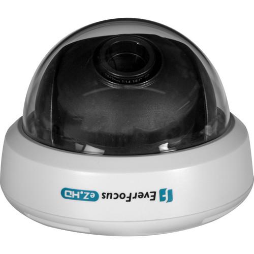 EverFocus 720p HD Indoor Dome Camera with 2.8 - 12mm Lens ED910B