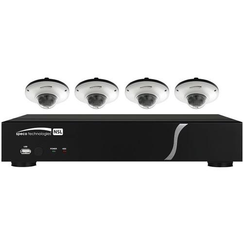 Speco Technologies 8-Channel NVR with 8 White ZIPL88D2