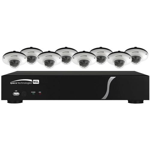 Speco Technologies 8-Channel NVR with 8 White ZIPL88D2