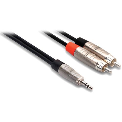 Hosa Technology REAN 3.5mm TRS to Dual RCA Pro Stereo HMR-010Y