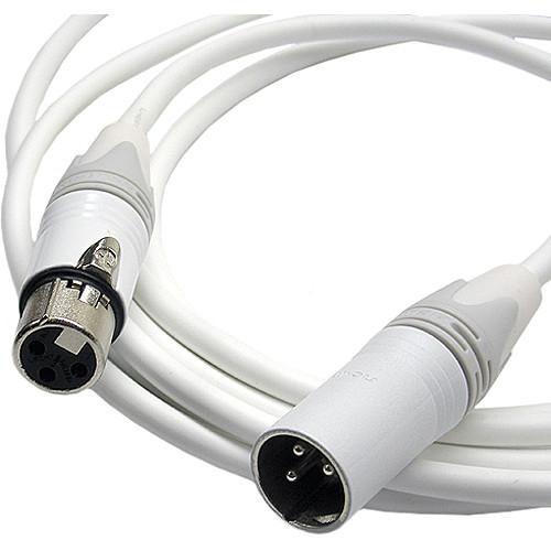 Canare Starquad XLRF-XLRM Cable (White, 100') CAXMXF100WW