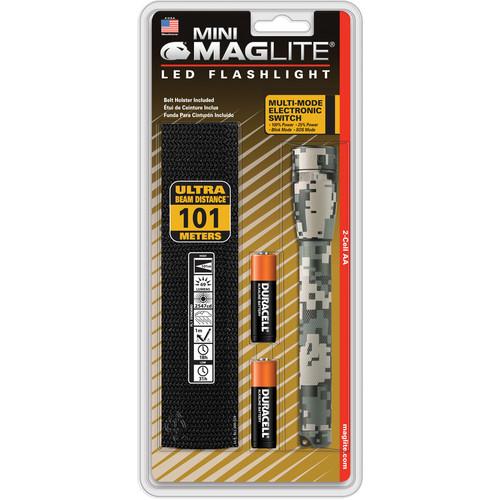 Maglite Mini Maglite 2AA LED Flashlight with Holster SP2201H