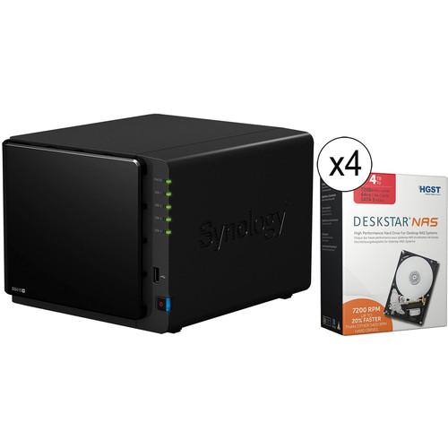 Synology DiskStation DS415  24TB (4 x 6TB) 4-Bay NAS Server Kit