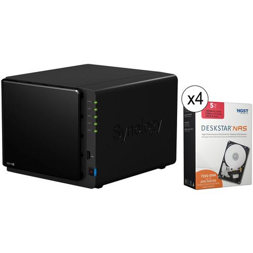 Synology DiskStation DS415  24TB (4 x 6TB) 4-Bay NAS Server Kit