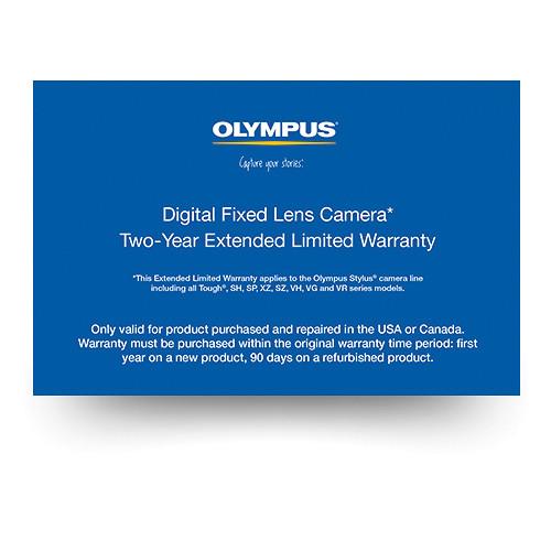 Olympus Digital Fixed Lens Camera 2-Year Extended Limited 202608