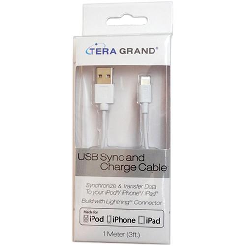 Tera Grand Apple MFi Lightning to USB Sync and APL-WI043-WH