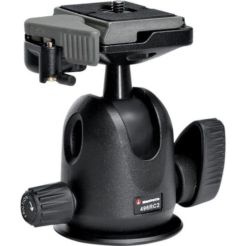 Manfrotto 496RC2 Compact Ball Head with RC2 Quick Release 496RC2, Manfrotto, 496RC2, Compact, Ball, Head, with, RC2, Quick, Release, 496RC2