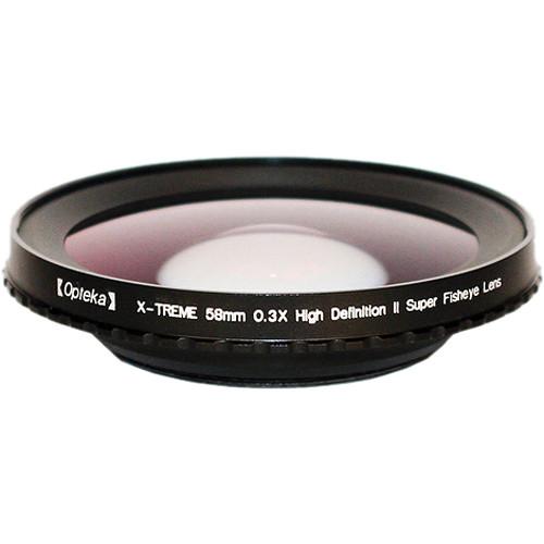 opteka 58mm 0.3 x hd ultra fisheye lens adapter